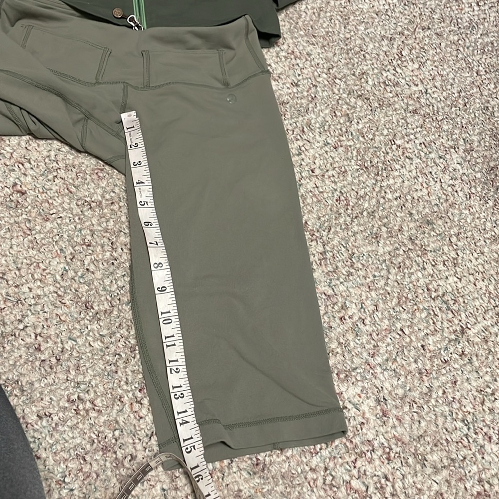 lululemon athletica Olive Green Athletic Shorts Set - Picture 6 of 9